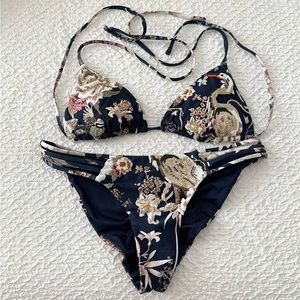 Agua Bendita embroidered swim size M